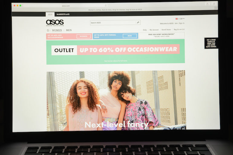 Site de vetement asos best sale