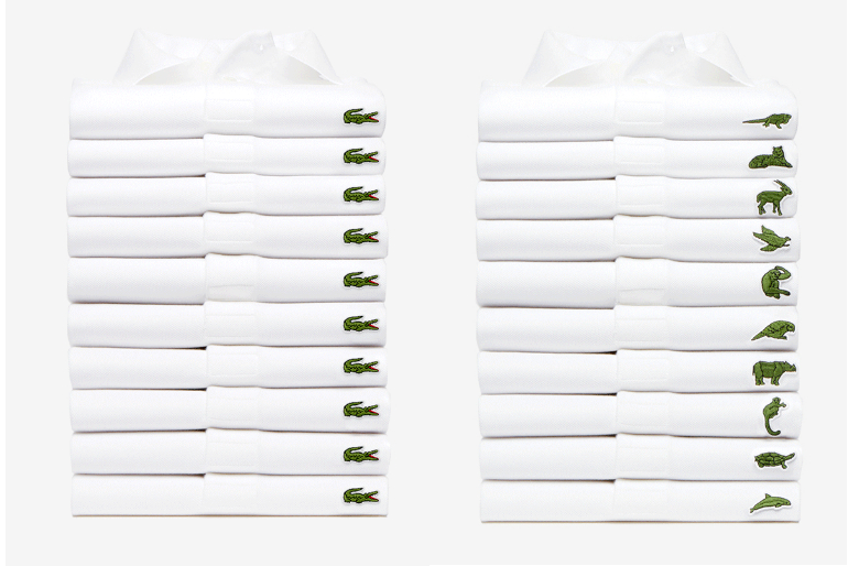 Lacoste animaux disparition sale