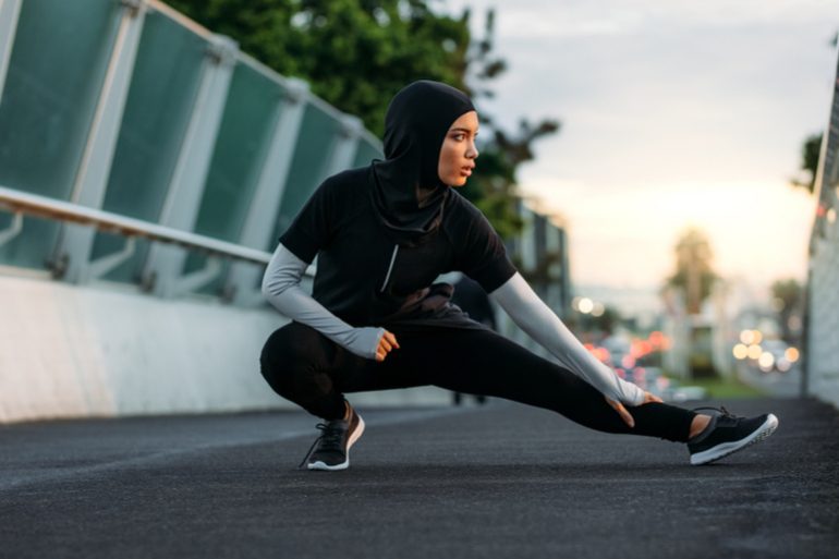 Hijab de running clearance nike